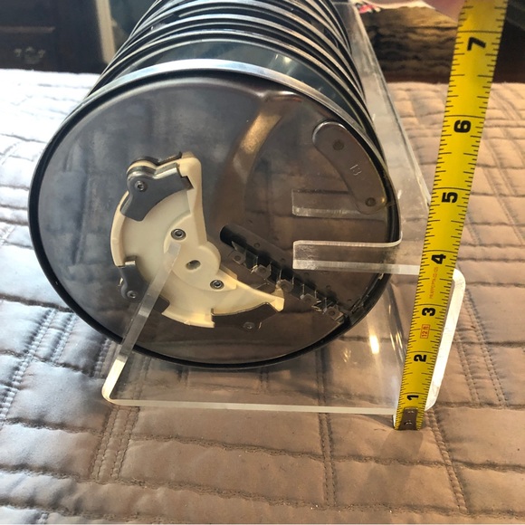 CUISINART PLEXIGLASS heavy duty rack holder for up to 11 food processor discs - Picture 6 of 7